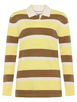 Maglione a strisce polo
