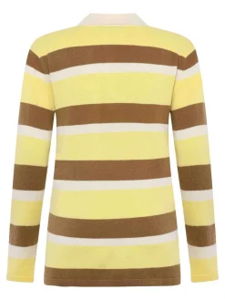 Maglione a strisce polo