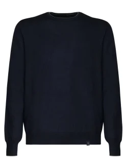 Maglione con patch di profilo sui gomiti