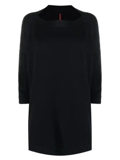 Maglione con scollo da barca di cotone