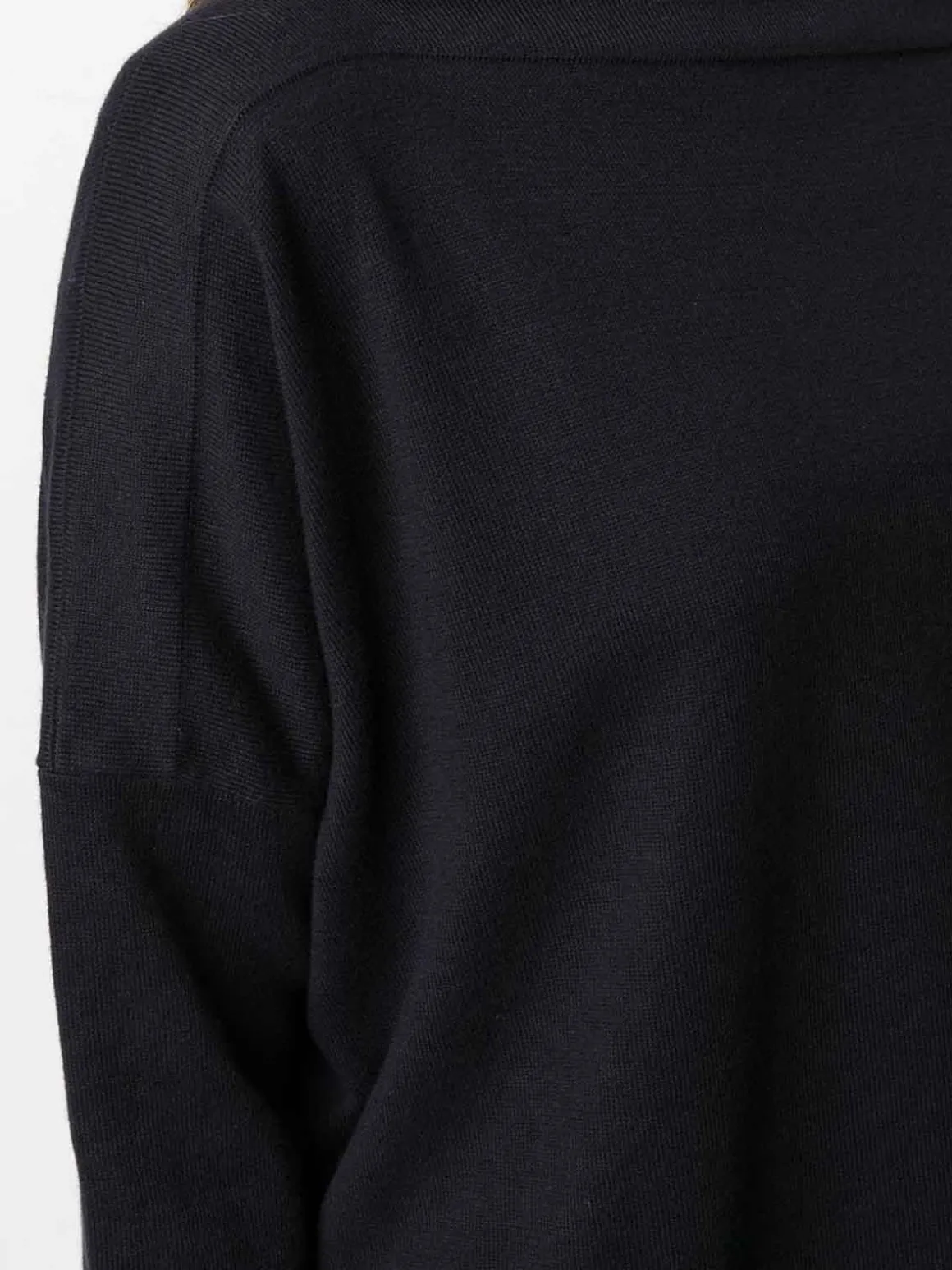 Maglione con scollo da barca di cotone