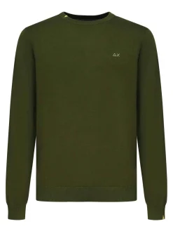 Maglione di cotone con logo