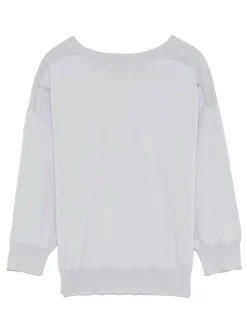 Maglione di cotone grigio