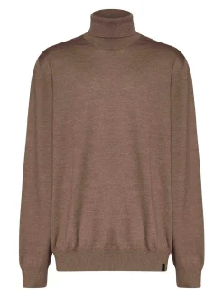 Maglione di dolcevita di lana vergine