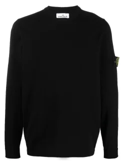 Maglione di equipaggiamento di cotone nero