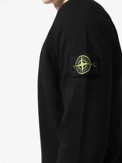 Maglione di equipaggiamento di cotone nero