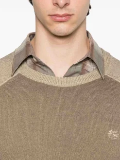 Maglione di lana marrone