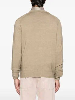 Maglione di lana marrone