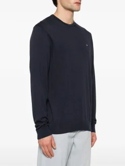 Maglione di miscela di seta di cotone