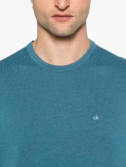 Maglione di miscela di seta di cotone