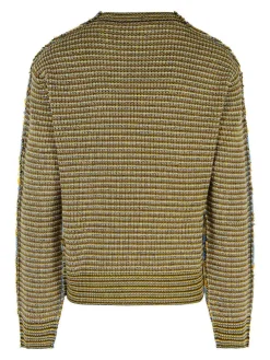Maglione di miscela mohair azzurro