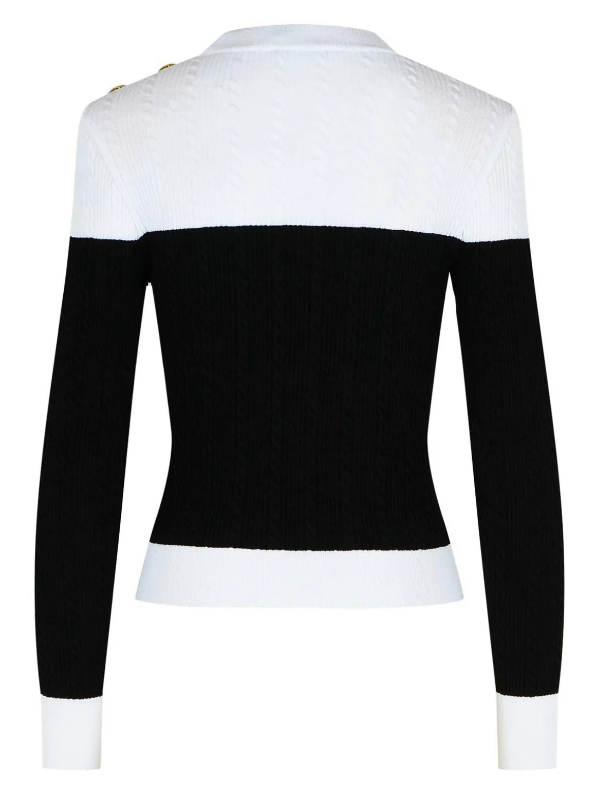 Maglione di miscela viscosa nera