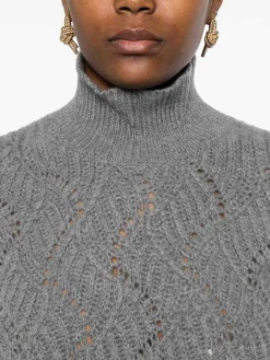 Maglione grigio cashmere