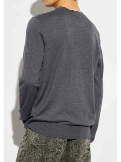 Maglione grigio di lana vergine