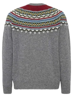 Maglione grigio di lana vergine