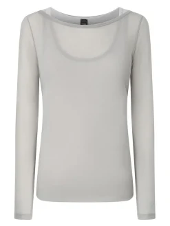 Maglione merci in cotone grigio