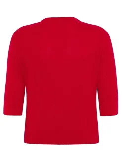 Maglione profondo del scollo a V.
