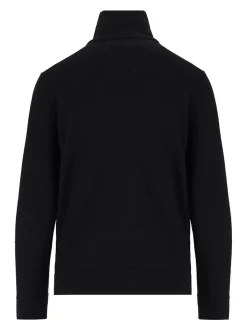 Maglione Zip A Collo Alto