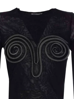 Maniche lunghe 3d a spirale