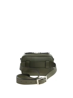Marsupio in pelle verde