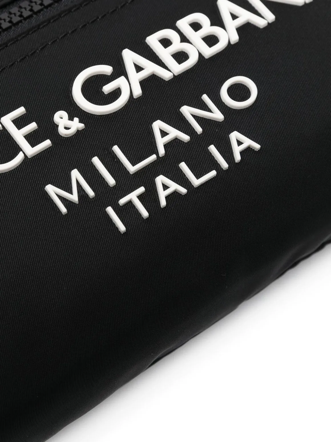 Marsupio in tessuto con logo frontale