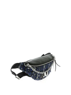 Marsupio K/Studio Tweed blu e nero