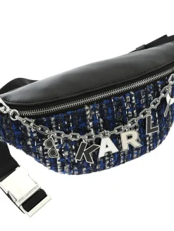 Marsupio K/Studio Tweed blu e nero