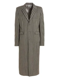 Maxi cappotto a righe