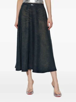 Maxi gonna blu blu navy `de -nie-s`