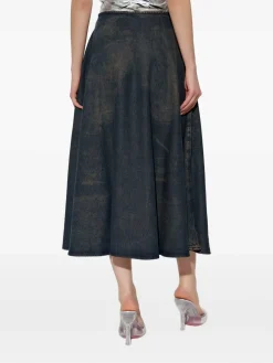 Maxi gonna blu blu navy `de -nie-s`