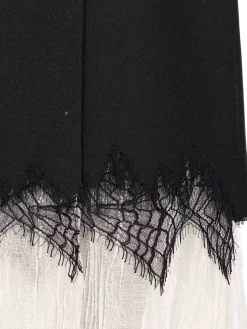McQueen Black Mini Gonna