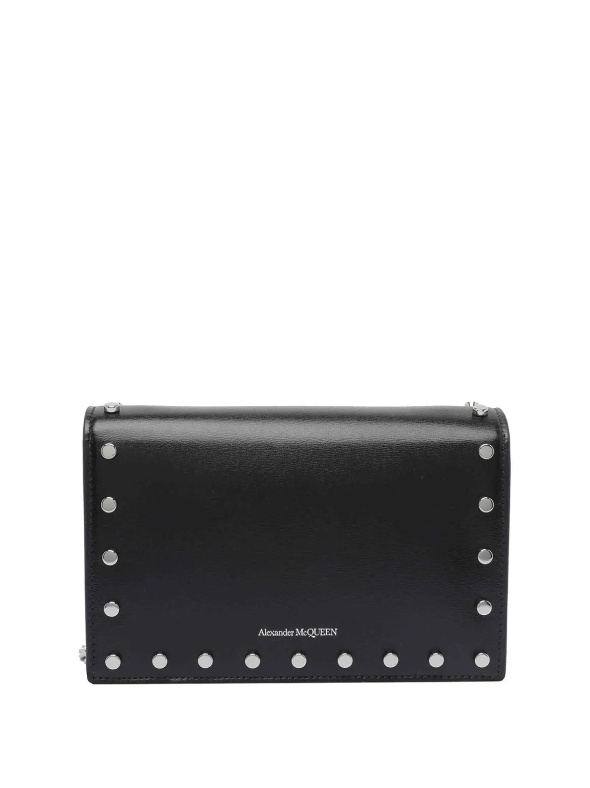 McQueen Black Small Skull Crossbody Borsa