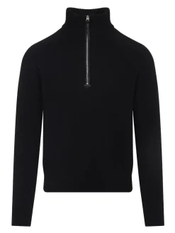 Mezzo maglione zip