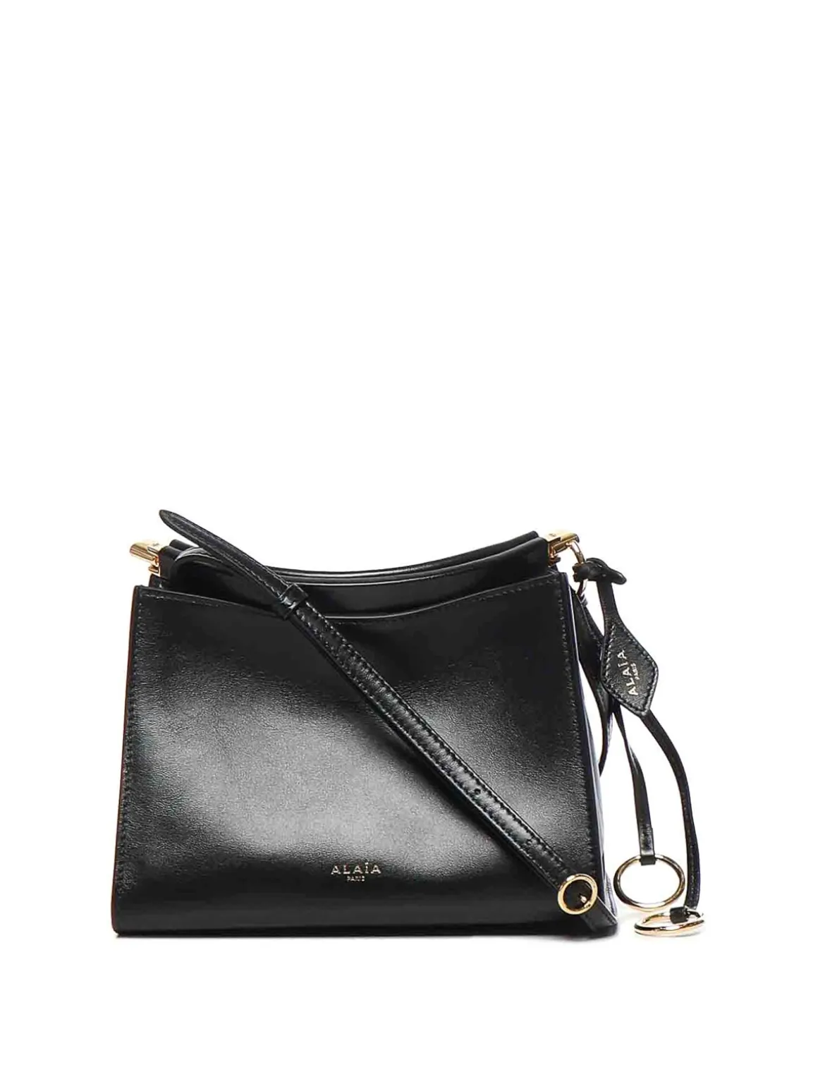 Mini borsa a clic in pelle