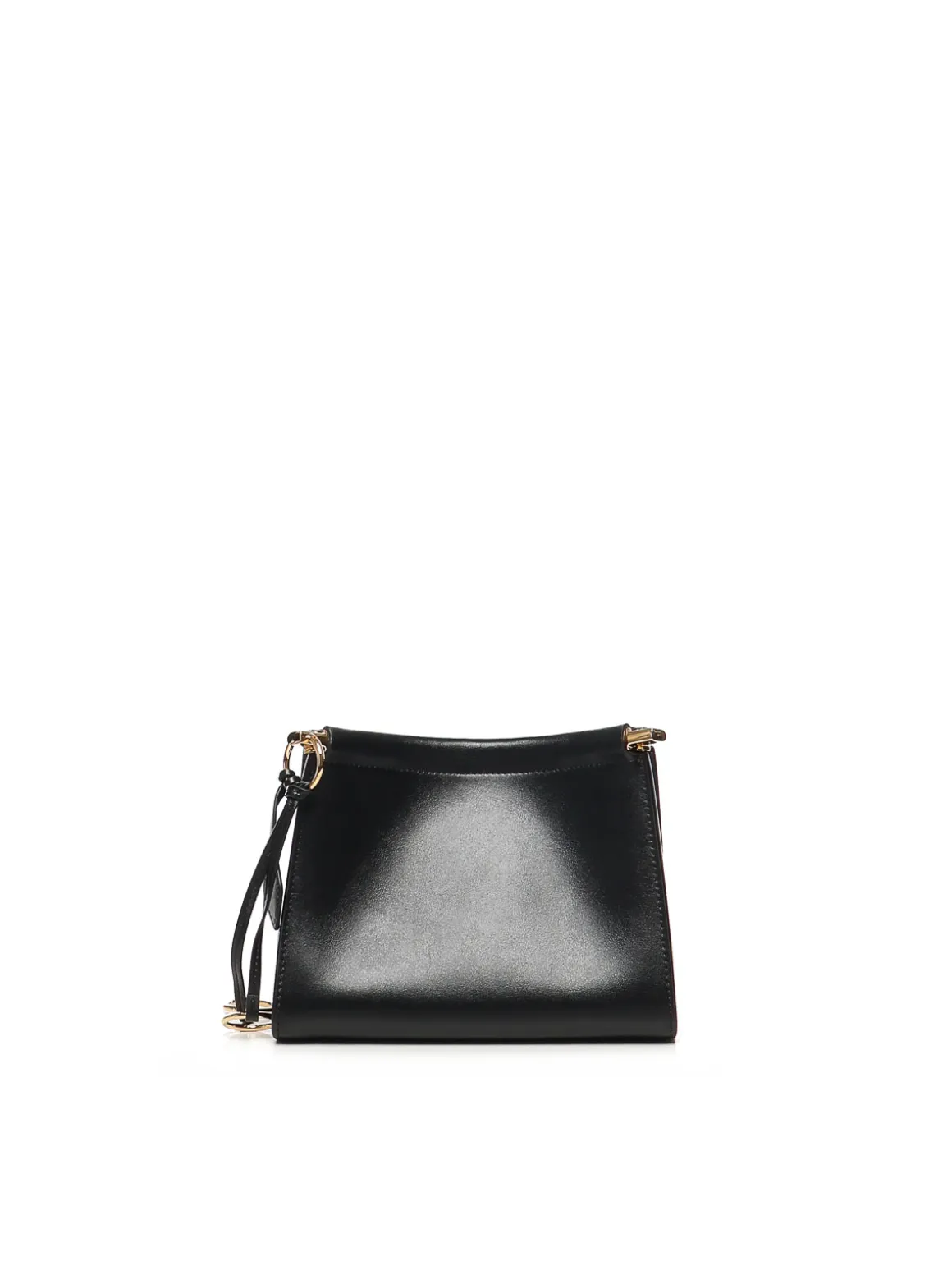 Mini borsa a clic in pelle