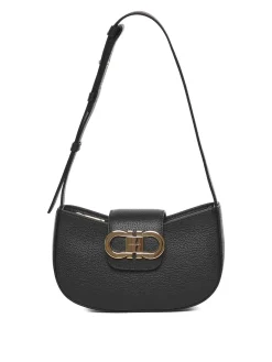 Mini borsa a doppia gancini