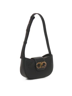 Mini borsa a doppia gancini