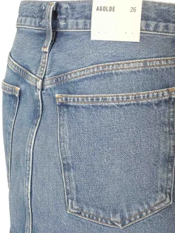 Mini gonna in denim