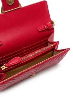 Mini Love Leather Crossbody Borse