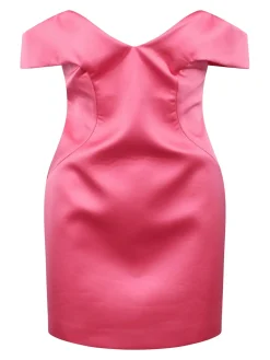 Mini Vestito Con Spalle Scoperte