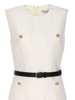 Mini Vestito di taffeta bianco