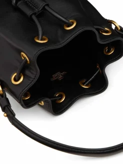 Mini Vlogo Signature Leather Borse