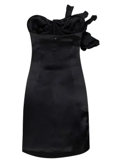Minidress bustier satinato
