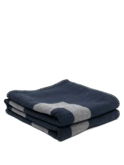 Misto cashmere-lana blu