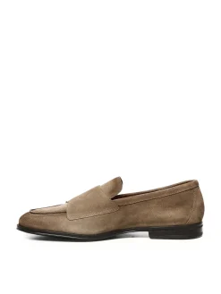 Mocassina in pelle a doppia fibbia