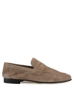 Mocassine in pelle scamosciata