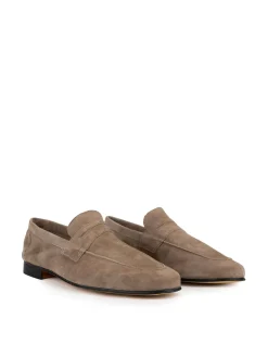 Mocassine in pelle scamosciata