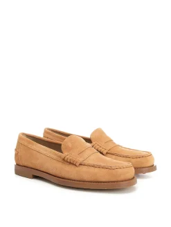 Mocassine in pelle scamosciata