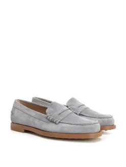 Mocassine in pelle scamosciata