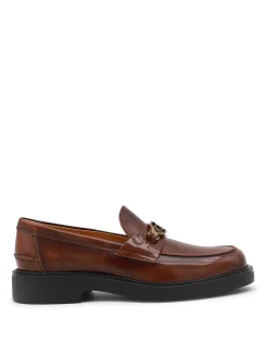 Mocassini in pelle marrone